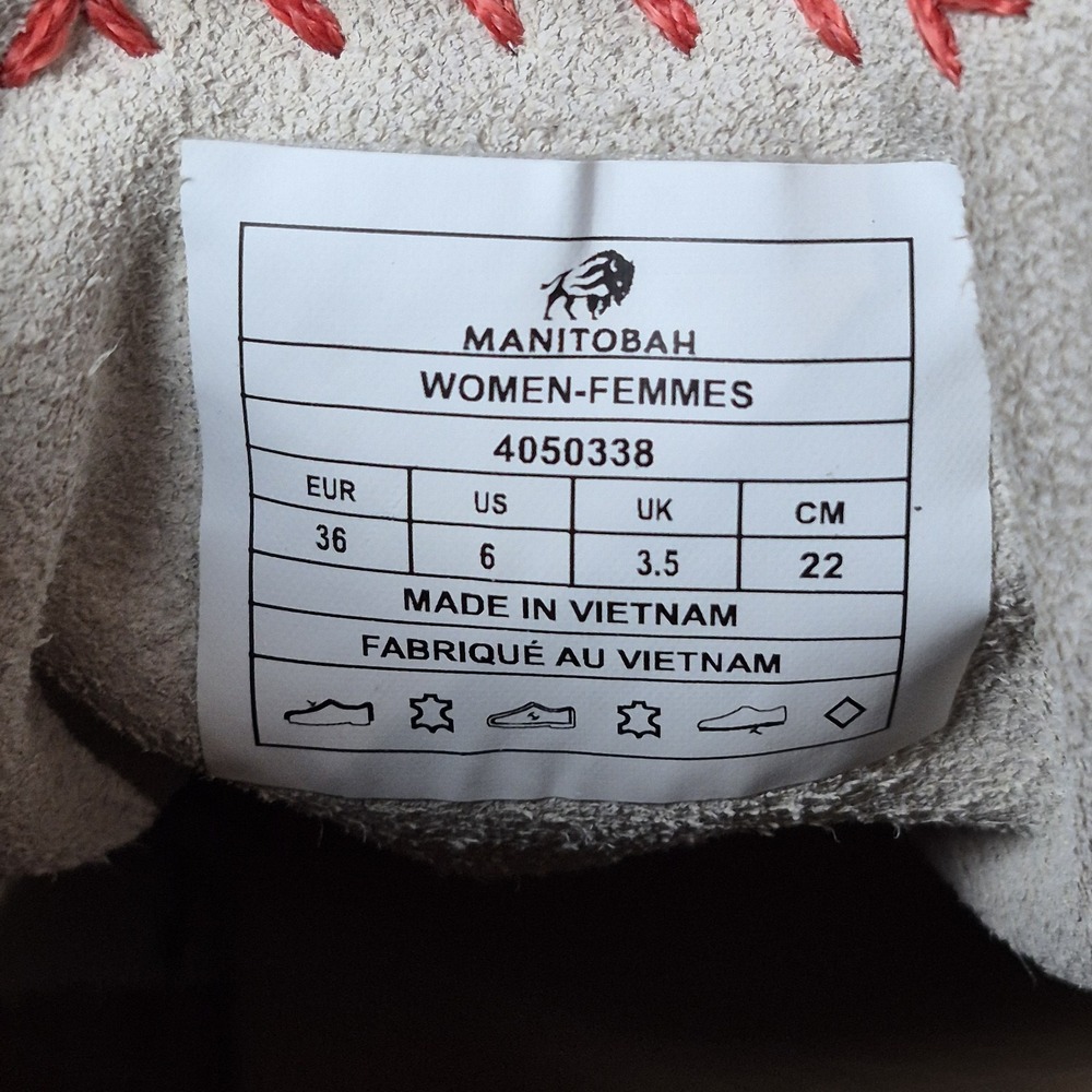 Manitobah Women's 6 Leather Moccasin Chukka Boots Ankle Lace Up Casual - Picture 7 of 9